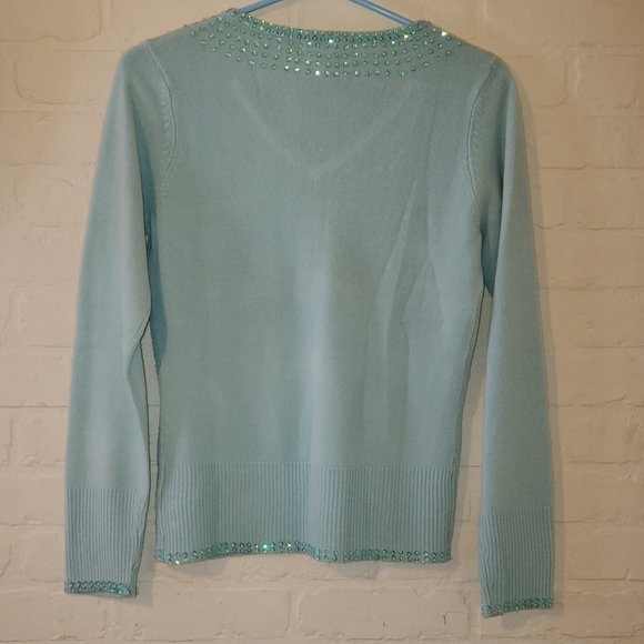 Worthington Women XS Sequin Beaded Sweater - Picture 7 of 11
